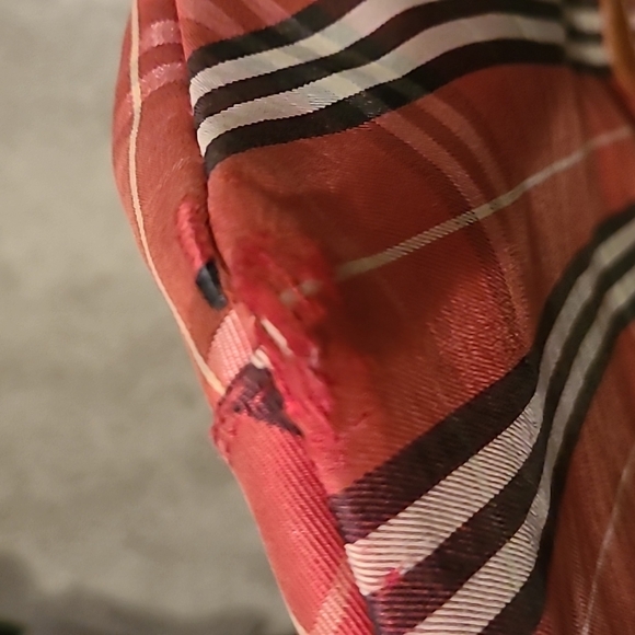 Burberry Red check tote bag - Picture 11 of 14